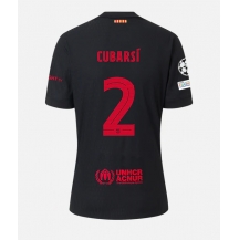 Maillot de football Réplique Barcelona Pau Cubarsi #2 Extérieur 2024-25 Manche Courte