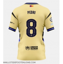 Maillot de football Réplique Barcelona Pedri Gonzalez #8 Extérieur 2025-26 Manche Courte