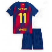 Maillot de football Réplique Barcelona Raphinha Belloli #11 Domicile Enfant 2025-26 Manche Courte (+ Pantalon court)