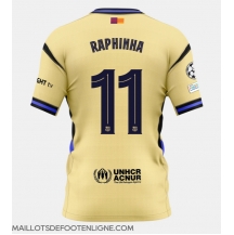 Maillot de football Réplique Barcelona Raphinha Belloli #11 Extérieur 2025-26 Manche Courte