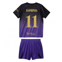 Maillot de football Réplique Barcelona Raphinha Belloli #11 Extérieur Enfant 2026-27 Manche Courte (+ Pantalon court)