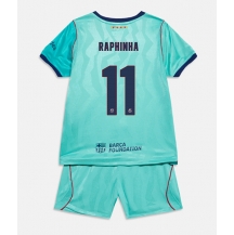 Maillot de football Réplique Barcelona Raphinha Belloli #11 Troisième Enfant 2026-27 Manche Courte (+ Pantalon court)