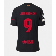 Maillot de football Réplique Barcelona Robert Lewandowski #9 Extérieur 2024-25 Manche Courte