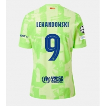 Maillot de football Réplique Barcelona Robert Lewandowski #9 Troisième 2024-25 Manche Courte