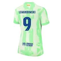 Maillot de football Réplique Barcelona Robert Lewandowski #9 Troisième Femme 2024-25 Manche Courte