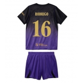 Maillot de football Réplique Barcelona Rodri Hernandez #16 Extérieur Enfant 2026-27 Manche Courte (+ Pantalon court)