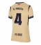 Maillot de football Réplique Barcelona Ronald Araujo #4 Extérieur Femme 2025-26 Manche Courte