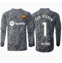 Maillot de football Réplique Barcelona Ter Stegen #1 Gardien de but Troisième 2024-25 Manche Longue