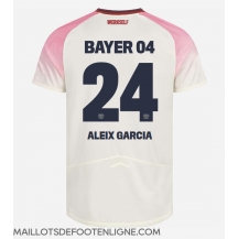 Maillot de football Réplique Bayer Leverkusen Aleix Garcia #24 Extérieur 2025-26 Manche Courte