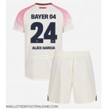 Maillot de football Réplique Bayer Leverkusen Aleix Garcia #24 Extérieur Enfant 2025-26 Manche Courte (+ Pantalon court)