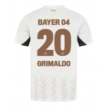 Maillot de football Réplique Bayer Leverkusen Alejandro Grimaldo #20 Extérieur 2024-25 Manche Courte