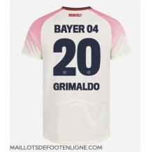Maillot de football Réplique Bayer Leverkusen Alejandro Grimaldo #20 Extérieur 2025-26 Manche Courte