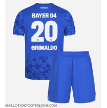 Maillot de football Réplique Bayer Leverkusen Alejandro Grimaldo #20 Troisième Enfant 2025-26 Manche Courte (+ Pantalon court)