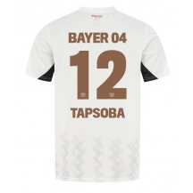 Maillot de football Réplique Bayer Leverkusen Edmond Tapsoba #12 Extérieur 2024-25 Manche Courte