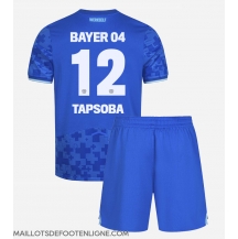 Maillot de football Réplique Bayer Leverkusen Edmond Tapsoba #12 Troisième Enfant 2025-26 Manche Courte (+ Pantalon court)