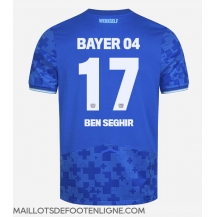 Maillot de football Réplique Bayer Leverkusen Eliesse Ben Seghir #17 Troisième 2025-26 Manche Courte