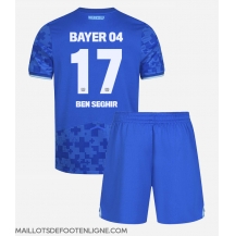 Maillot de football Réplique Bayer Leverkusen Eliesse Ben Seghir #17 Troisième Enfant 2025-26 Manche Courte (+ Pantalon court)