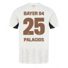 Maillot de football Réplique Bayer Leverkusen Exequiel Palacios #25 Extérieur 2024-25 Manche Courte