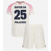 Maillot de football Réplique Bayer Leverkusen Exequiel Palacios #25 Extérieur Enfant 2025-26 Manche Courte (+ Pantalon court)