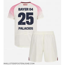 Maillot de football Réplique Bayer Leverkusen Exequiel Palacios #25 Extérieur Enfant 2025-26 Manche Courte (+ Pantalon court)