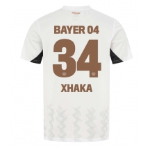 Maillot de football Réplique Bayer Leverkusen Granit Xhaka #34 Extérieur 2024-25 Manche Courte