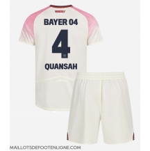 Maillot de football Réplique Bayer Leverkusen Jarell Quansah #4 Extérieur Enfant 2025-26 Manche Courte (+ Pantalon court)