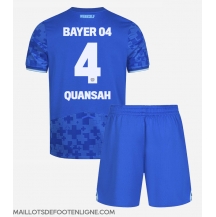 Maillot de football Réplique Bayer Leverkusen Jarell Quansah #4 Troisième Enfant 2025-26 Manche Courte (+ Pantalon court)