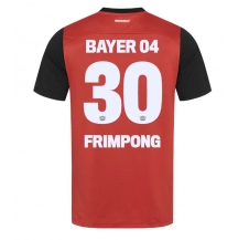 Maillot de football Réplique Bayer Leverkusen Jeremie Frimpong #30 Domicile 2024-25 Manche Courte