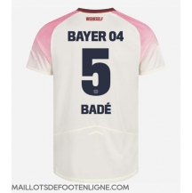 Maillot de football Réplique Bayer Leverkusen Loic Bade #5 Extérieur 2025-26 Manche Courte