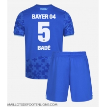 Maillot de football Réplique Bayer Leverkusen Loic Bade #5 Troisième Enfant 2025-26 Manche Courte (+ Pantalon court)