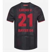 Maillot de football Réplique Bayer Leverkusen Lucas Vazquez #21 Domicile 2025-26 Manche Courte