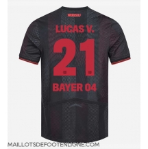 Maillot de football Réplique Bayer Leverkusen Lucas Vazquez #21 Domicile 2025-26 Manche Courte