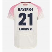 Maillot de football Réplique Bayer Leverkusen Lucas Vazquez #21 Extérieur 2025-26 Manche Courte