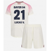 Maillot de football Réplique Bayer Leverkusen Lucas Vazquez #21 Extérieur Enfant 2025-26 Manche Courte (+ Pantalon court)