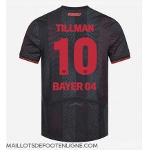 Maillot de football Réplique Bayer Leverkusen Malik Tillman #10 Domicile 2025-26 Manche Courte