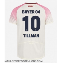 Maillot de football Réplique Bayer Leverkusen Malik Tillman #10 Extérieur 2025-26 Manche Courte