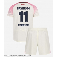 Maillot de football Réplique Bayer Leverkusen Martin Terrier #11 Extérieur Enfant 2025-26 Manche Courte (+ Pantalon court)