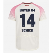 Maillot de football Réplique Bayer Leverkusen Patrik Schick #14 Extérieur 2025-26 Manche Courte