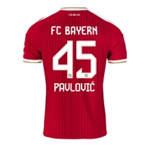 Maillot de football Réplique Bayern Munich Aleksandar Pavlovic #45 Domicile 2026-27 Manche Courte