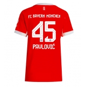 Maillot de football Réplique Bayern Munich Aleksandar Pavlovic #45 Domicile Femme 2025-26 Manche Courte