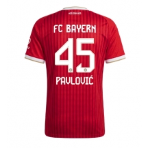 Maillot de football Réplique Bayern Munich Aleksandar Pavlovic #45 Domicile Femme 2026-27 Manche Courte