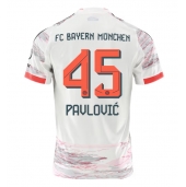 Maillot de football Réplique Bayern Munich Aleksandar Pavlovic #45 Extérieur 2025-26 Manche Courte