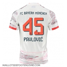Maillot de football Réplique Bayern Munich Aleksandar Pavlovic #45 Extérieur 2025-26 Manche Courte