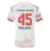 Maillot de football Réplique Bayern Munich Aleksandar Pavlovic #45 Extérieur Femme 2025-26 Manche Courte