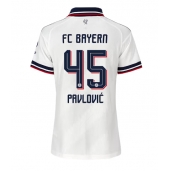 Maillot de football Réplique Bayern Munich Aleksandar Pavlovic #45 Extérieur Femme 2026-27 Manche Courte