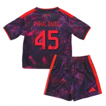 Maillot de football Réplique Bayern Munich Aleksandar Pavlovic #45 Troisième Enfant 2026-27 Manche Courte (+ Pantalon court)