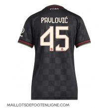Maillot de football Réplique Bayern Munich Aleksandar Pavlovic #45 Troisième Femme 2025-26 Manche Courte