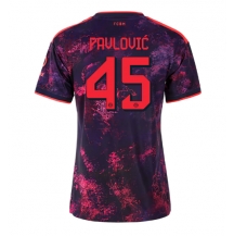 Maillot de football Réplique Bayern Munich Aleksandar Pavlovic #45 Troisième Femme 2026-27 Manche Courte