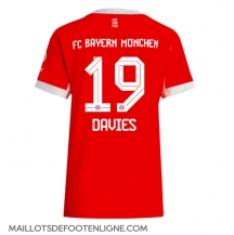 Maillot de football Réplique Bayern Munich Alphonso Davies #19 Domicile Femme 2025-26 Manche Courte