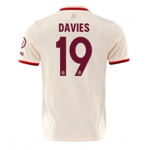 Maillot de football Réplique Bayern Munich Alphonso Davies #19 Troisième 2024-25 Manche Courte